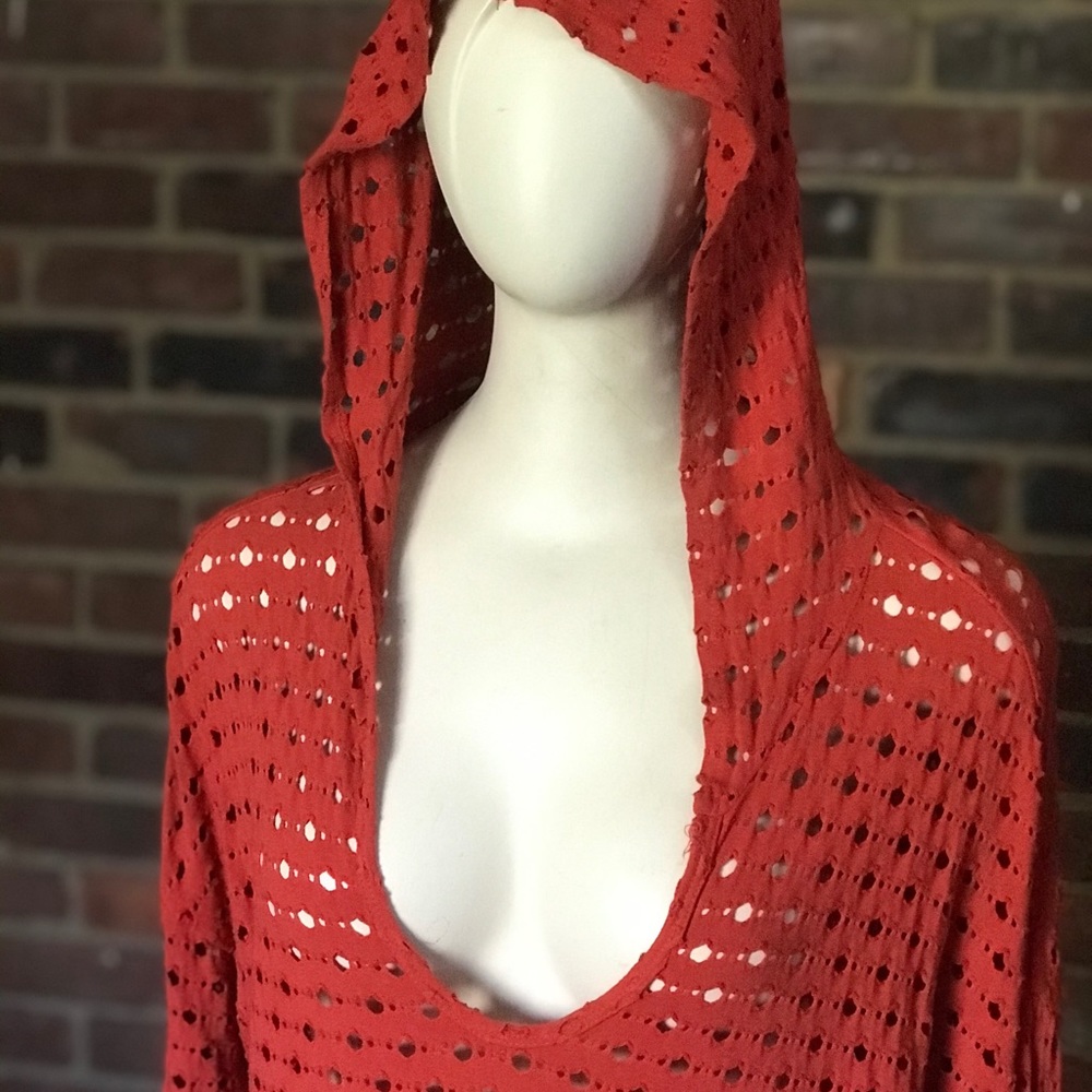 plume and thread | hoodie -size 2 or a M/L -pocket (bamboo / cotton)